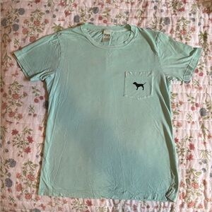 PINK Victoria's Secret Aqua Tee
